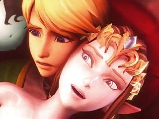 Link Cuckolded By Princess Zelda Enjoying Ganon's Cock free video