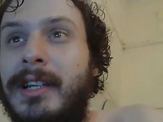 Bearded Chubby Dreaming And Eating His Own Cum free video