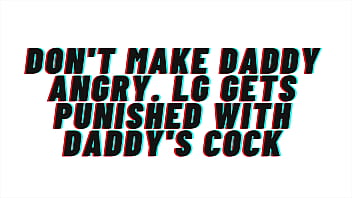 Audio Porn: Don't Make Daddy Angry. Fucking Her Into Little Space free video