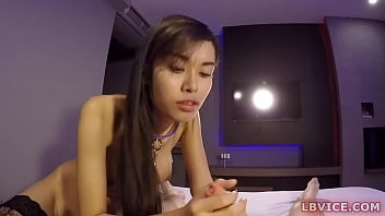 Ladyboy Kitty Uses Mouth And Ass To Serve A Guy free video