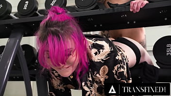 Transfixed - Cutie Lena Moon Gets Stuck In The Gym And Pounded By Big Dick Stud Who Takes Advantage free video