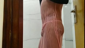 Cum Drenched Tranny S. And Takes Shower In Wife's Sexiest Friend's Stolen Lingerie free video