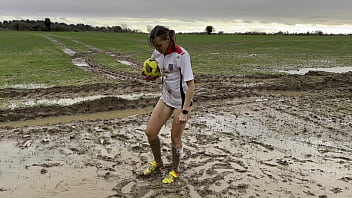Muddy Football Practise Then Threw Off My Shorts And Knickers (Wam) free video