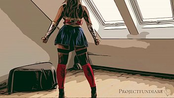Wonder Woman Cosplay - Used Like A Slut, Projectfundiary free video