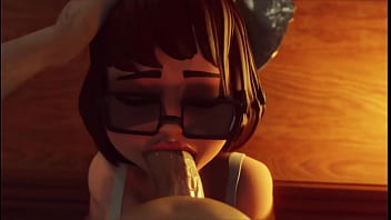 3D Character Velma Perfect Blowjob - Animation Uncensored free video