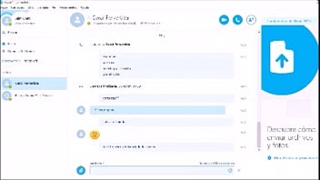 Una Muestra A Un Chico Del Twitter Por Skype free video