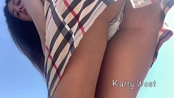 Babe 18 Yo Upskirt In Public Place Showing Her Tits And Pussy free video