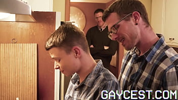 Gaycest - Little Austin Young Banged By Daddy In Wild Threeway free video