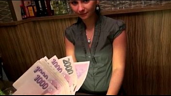 Cute Amateur Brunette Euro Bartender Marie Analyzed For Cash free video