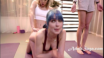 No One Knows Whom The Tranny Yoga Instructor Will Fuck Today free video