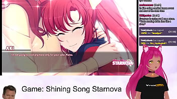 Vtuber Lewdneko Plays Shining Song Starnova Aki Route Part 6 free video