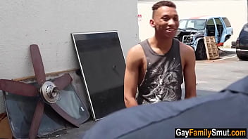 Black Stepson Fucks Stepdad To Get His Car Fixed free video