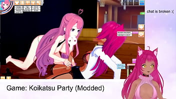 Vtuber Lewdneko Plays Koikatsu Party Part 1 free video