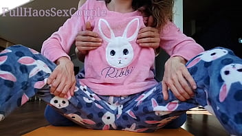 Sexy Stepsister In Pajamas Compilation Teasing Spank Ass Handjob And Cumshot free video