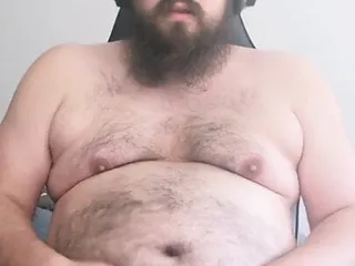 Fat Young Bear Jerks Off While Dreaming About Getting Fatter free video