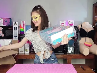 Sarah Sue Unboxing - Biggest Box Of Sex Toys So Far free video