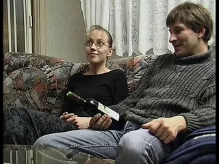 Young Couple In The 90S Fucked On The Couch free video