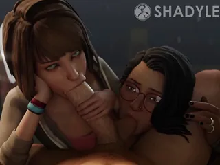 Max & Alex Tag Team A Big Cock (Life Is Strange) free video