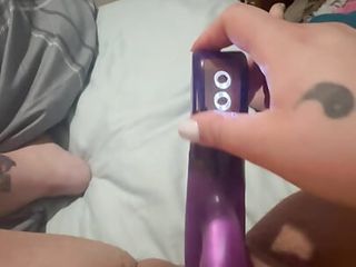 Bbw Masturbates With Purple Dildo Until Cumming free video