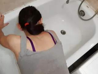 I Fuck The Maid In The Bathroom - Lesbian-Illusion free video