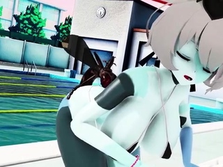 [Kiruneru] Poolside Bugs Zombie Girls Version free video