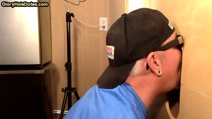 Cum In Mouth Loving Gloryhole Dilf Sucks Cock At Home free video