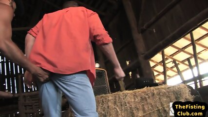 Sturdy Top Sucked Off Before Fisting Farmers Asshole free video